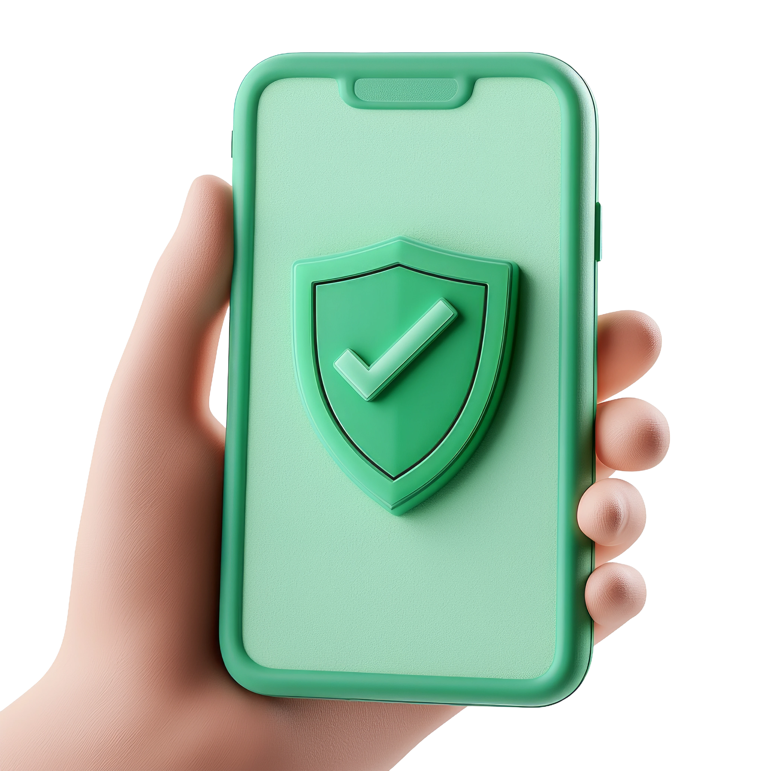 دست در حال نگه داشتن گوشی موبایل